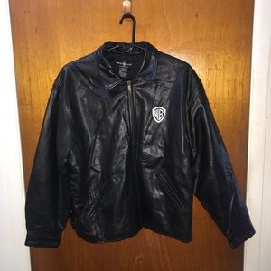 (Mens) Classic Warner Brothers Leather Jacket